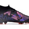 Botas de Fútbol Nike Air Zoom Mercurial Superfly IX Elite FG Hombres Negro Púrpura