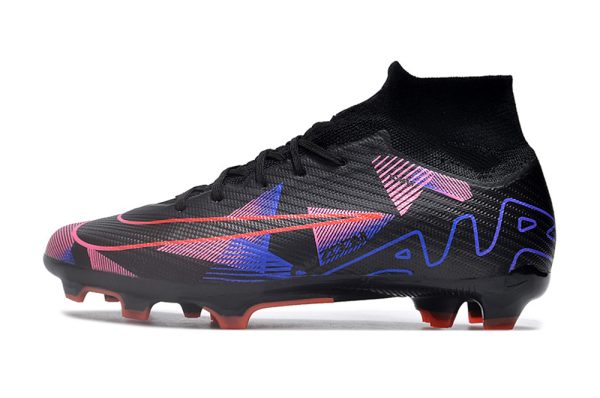 Botas de Fútbol Nike Air Zoom Mercurial Superfly IX Elite FG Hombres Negro Púrpura