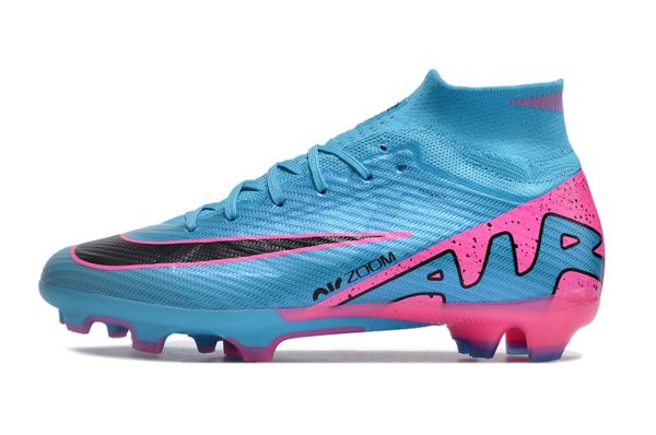 Botas de Fútbol Nike Air Zoom Mercurial Superfly IX Elite FG Mujeres – Azul Rosa