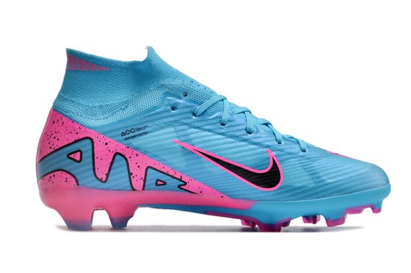 Botas de Fútbol Nike Air Zoom Mercurial Superfly IX Elite FG Mujeres – Azul Rosa