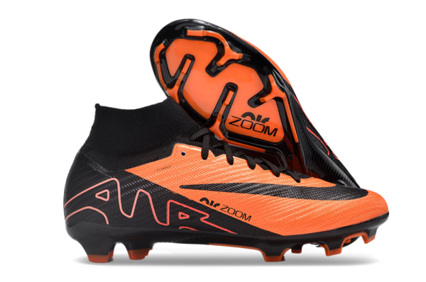 Botas de Fútbol Nike Air Zoom Mercurial Superfly IX Elite FG Naranja Negro