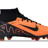 Botas de Fútbol Nike Air Zoom Mercurial Superfly IX Elite FG Naranja Negro