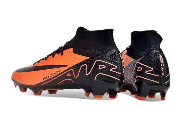 Botas de Fútbol Nike Air Zoom Mercurial Superfly IX Elite FG Naranja Negro