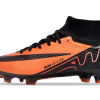 Botas de Fútbol Nike Air Zoom Mercurial Superfly IX Elite FG Naranja Negro