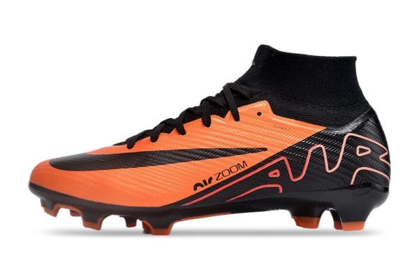 Botas de Fútbol Nike Air Zoom Mercurial Superfly IX Elite FG Naranja Negro