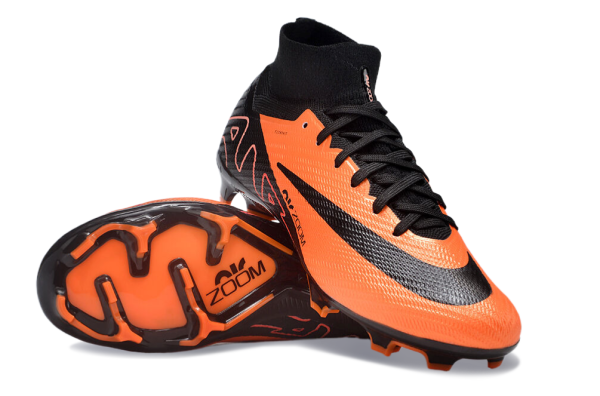 Botas de Fútbol Nike Air Zoom Mercurial Superfly IX Elite FG Naranja Negro