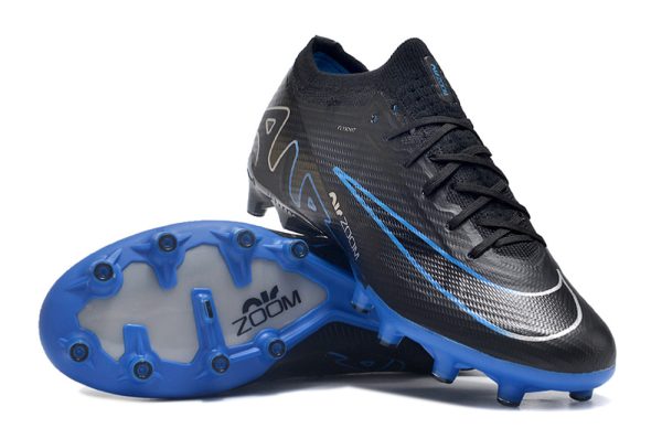 Botas de Fútbol Nike Air Zoom Mercurial Vapor 15 Elite AG Negro Azul