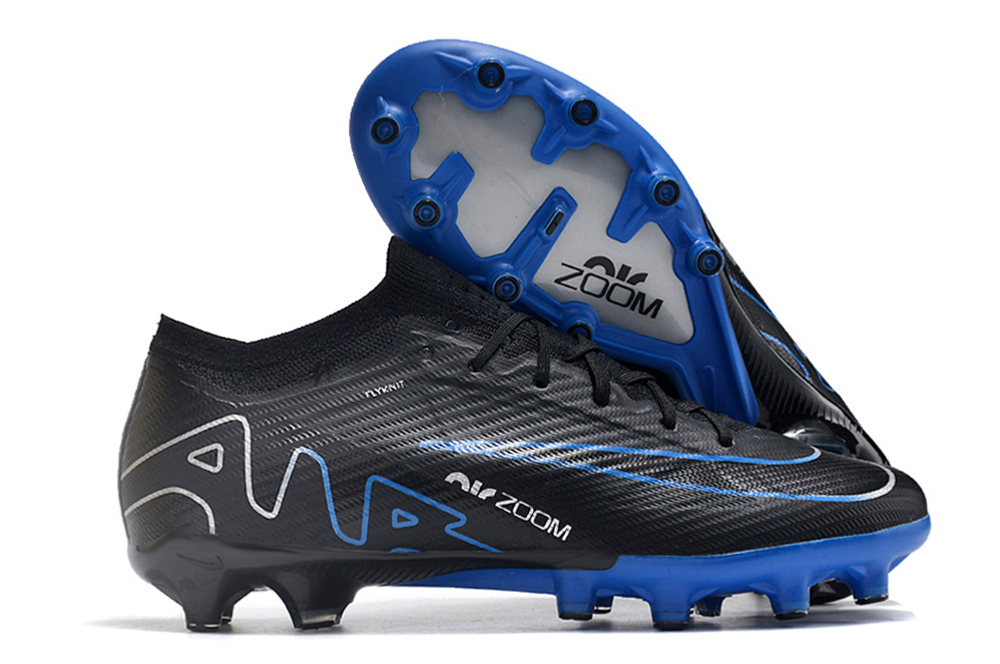 Botas de Fútbol Nike Air Zoom Mercurial Vapor 15 Elite AG Niños Negro Azul