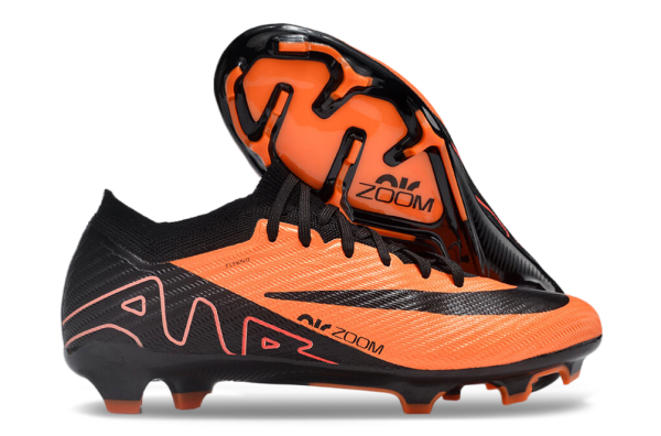 Botas de Fútbol Nike Air Zoom Mercurial Vapor 15 Elite FG Naranja Negro