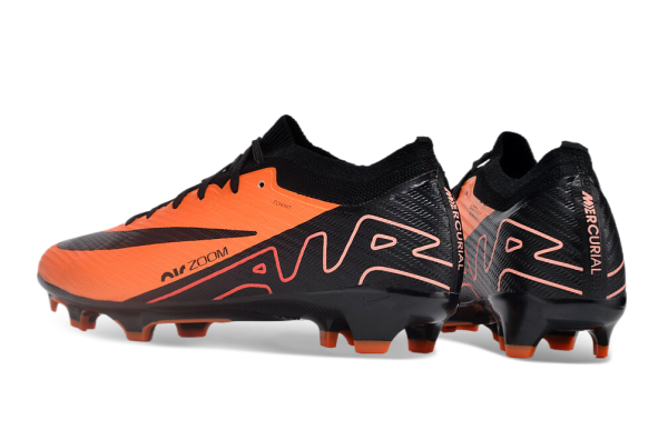 Botas de Fútbol Nike Air Zoom Mercurial Vapor 15 Elite FG Naranja Negro