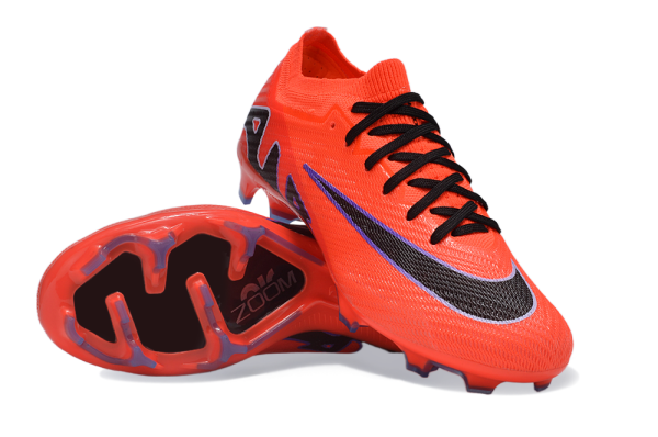 Botas de Fútbol Nike Air Zoom Mercurial Vapor XV Elite FG Negro Naranja