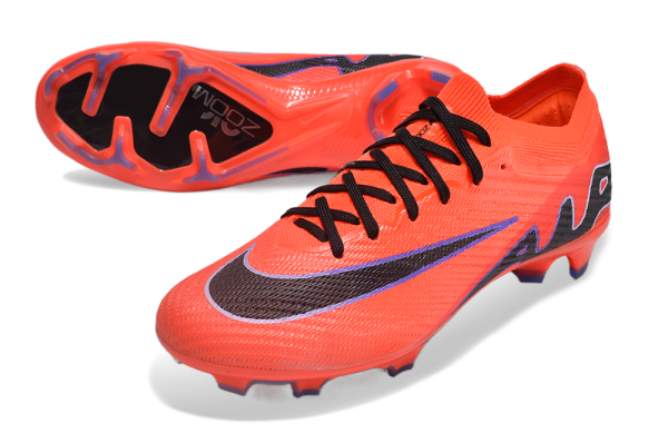 Botas de Fútbol Nike Air Zoom Mercurial Vapor XV Elite FG Negro Naranja