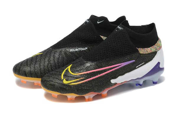 Botas de Fútbol Nike Phantom GX Elite FG Hombres Negro Blanco