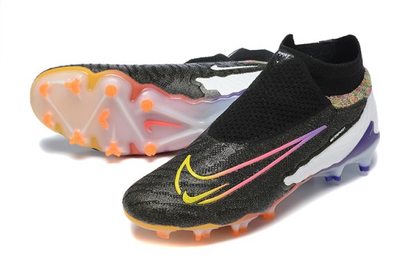 Botas de Fútbol Nike Phantom GX Elite FG Hombres Negro Blanco