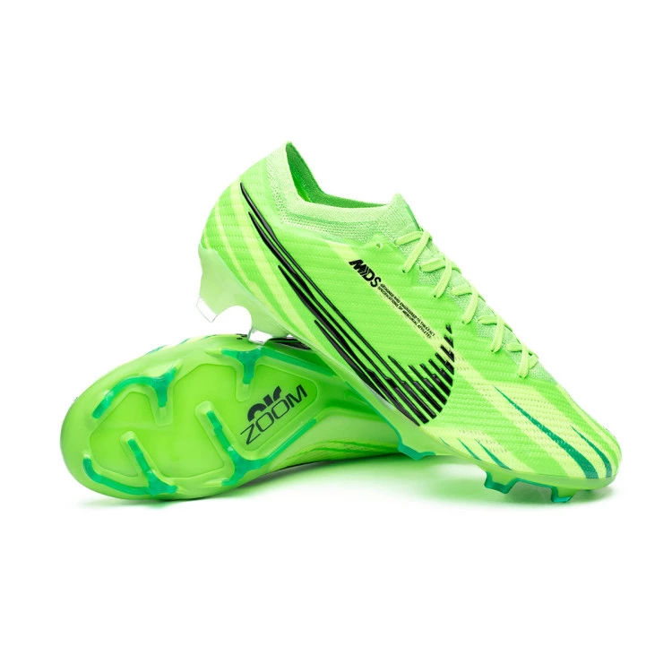 Botas de Fútbol Kylian Mbappe Air Zoom Mercurial Vapor 15 MDS Elite FG Verde