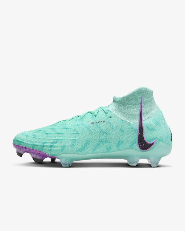 Botas de Fútbol Nike Phantom Luna Elite FG-Botas de Gutbol Gama Alta Hiperturquesa/Sueño fucsia/Negro