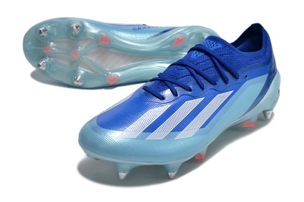 Botas de Fútbol Adidas X Crazyfast.1 SG Azul Blanco