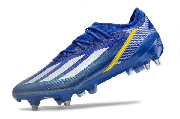 Botas de Fútbol Adidas X Crazyfast.1 SG Azul Blanco Amarillo