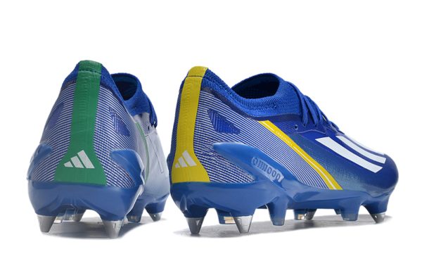 Botas de Fútbol Adidas X Crazyfast.1 SG Azul Blanco Amarillo