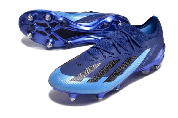 Botas de Fútbol Adidas X Crazyfast.1 SG Azul Púrpura