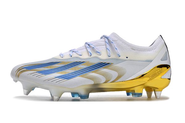 Botas de Fútbol Adidas X Crazyfast.1 SG Blanco Amarillo Azul