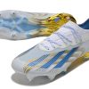 Botas de Fútbol Adidas X Crazyfast.1 SG Blanco Amarillo Azul