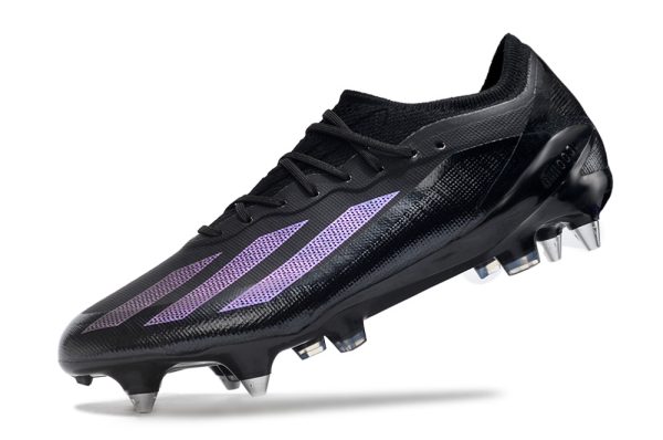 Botas de Fútbol Adidas X Crazyfast.1 SG Negro Púrpura