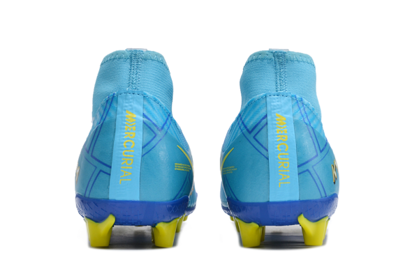 Botas de Fútbol Kylian Mbappe Nike Air Zoom Mercurial Superfly IX Academy AG Niños Azul