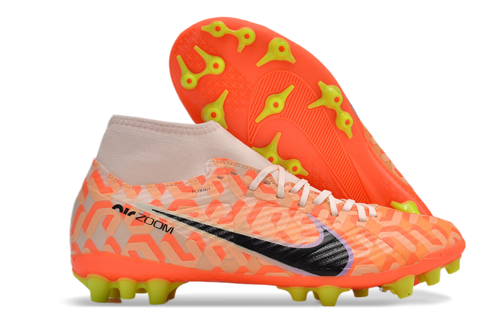 Botas de Fútbol Nike Air Zoom Mercurial Superfly IX Academy AG Niños Naranja