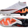 Botas de Fútbol Nike Air Zoom Mercurial Superfly IX Elite FG Niños Blanco Naranja