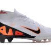 Botas de Fútbol Nike Air Zoom Mercurial Superfly IX Elite FG Niños Blanco Naranja