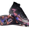 Botas de Fútbol Nike Air Zoom Mercurial Superfly IX Elite FG Niños Negro Rosa