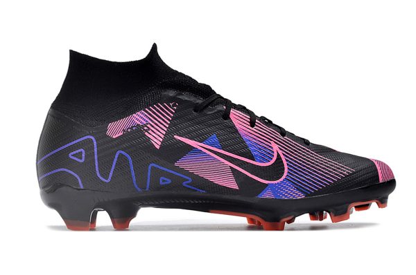 Botas de Fútbol Nike Air Zoom Mercurial Superfly IX Elite FG Niños Negro Rosa