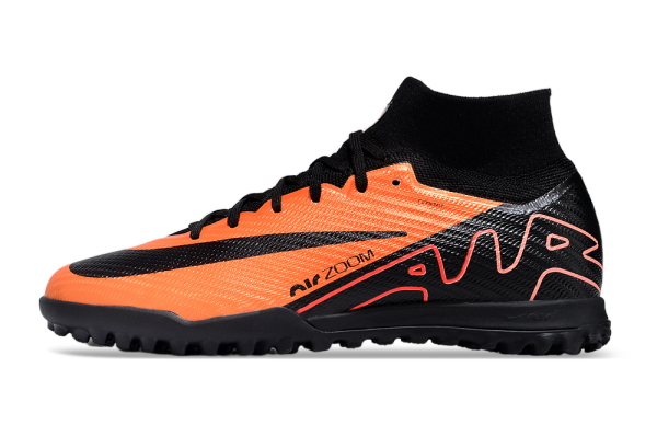 Botas de Fútbol Nike Air Zoom Mercurial Superfly IX Elite TF Naranja Negro