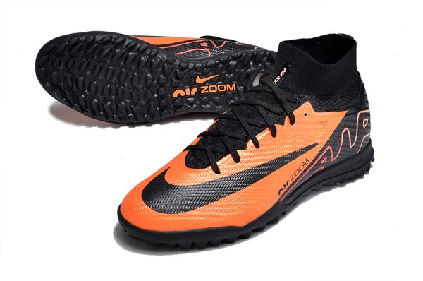 Botas de Fútbol Nike Air Zoom Mercurial Superfly IX Elite TF Naranja Negro