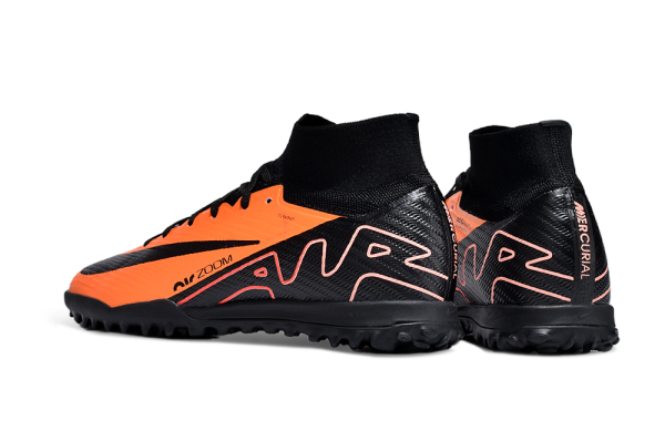 Botas de Fútbol Nike Air Zoom Mercurial Superfly IX Elite TF Naranja Negro