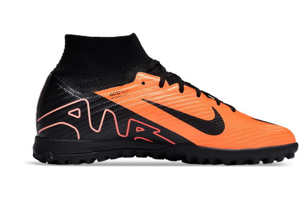 Botas de Fútbol Nike Air Zoom Mercurial Superfly IX Elite TF Naranja Negro