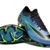 Botas de Fútbol Nike Air Zoom Mercurial Vapor 15 Elite FG Azul Negro Verde