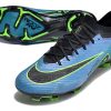 Botas de Fútbol Nike Air Zoom Mercurial Vapor 15 Elite FG Azul Negro Verde