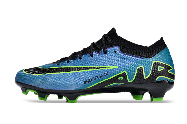 Botas de Fútbol Nike Air Zoom Mercurial Vapor 15 Elite FG Azul Negro Verde