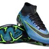 Botas de Fútbol Nike Air Zoom Mercurial Superfly IX Elite FG Azul Negro Verde