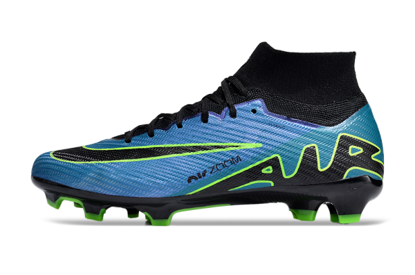 Botas de Fútbol Nike Air Zoom Mercurial Superfly IX Elite FG Azul Negro Verde