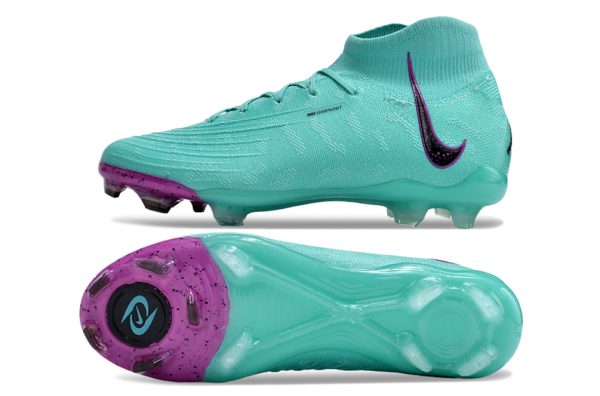 Botas de Fútbol Nike Phantom Luna Elite FG-Botas de Gutbol Gama Alta Hiperturquesa/Sueño fucsia/Negro