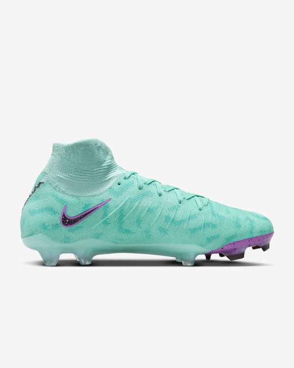 Botas de Fútbol Nike Phantom Luna Elite FG-Botas de Gutbol Gama Alta Hiperturquesa/Sueño fucsia/Negro