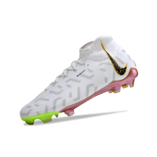 Botas de Fútbol Nike Phantom Luna Elite FG United Dorado – Blanco/Negro/Oro Metálico Edición limitada