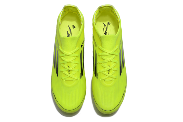 Botas de Fútbol Adidas F50 FG Blanco Amarillo Verde