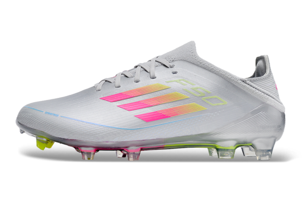 Botas de Fútbol Adidas F50 FG Gris Rosa