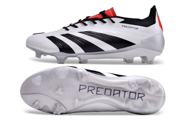 Botas de Fútbol Adidas Predator Accuracy+ FG Blanco Negro