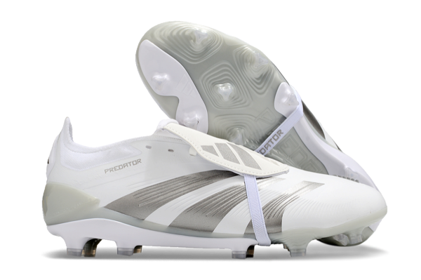 Botas de Fútbol Adidas Predator Accuracy+ FG Blanco Plata