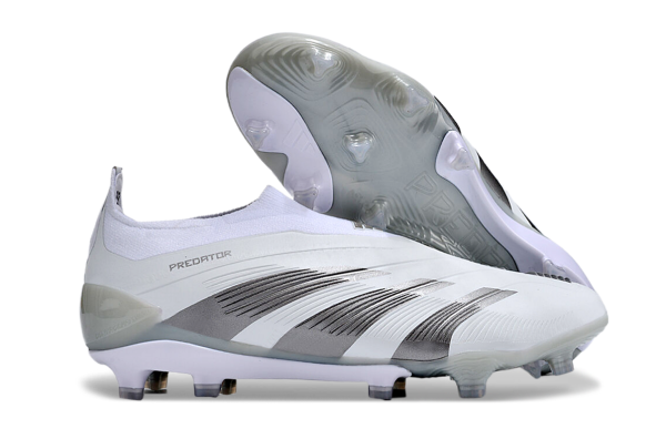 Botas de Fútbol Adidas Predator Accuracy+ FG Blanco Plata